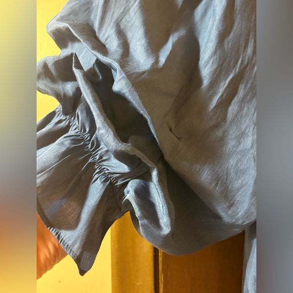 Mersea Tulum Blue Ruffle Dress - Picture 6 of 11